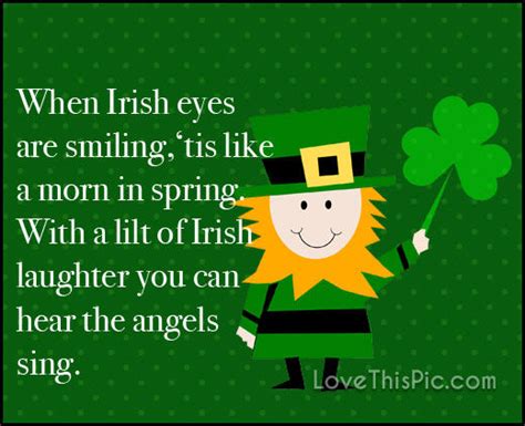When Irish Eyes Are Smiling Pictures Photos And Images For Facebook