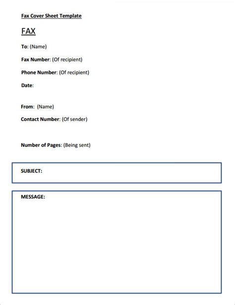 If you intend to attract many viewers towards you, you should use this template. Free Printable Blank Fax Cover Sheet Template in PDF ...