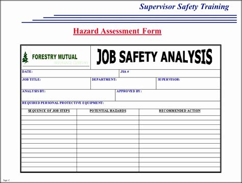 hazard assessment template sampletemplatess sampletemplatess