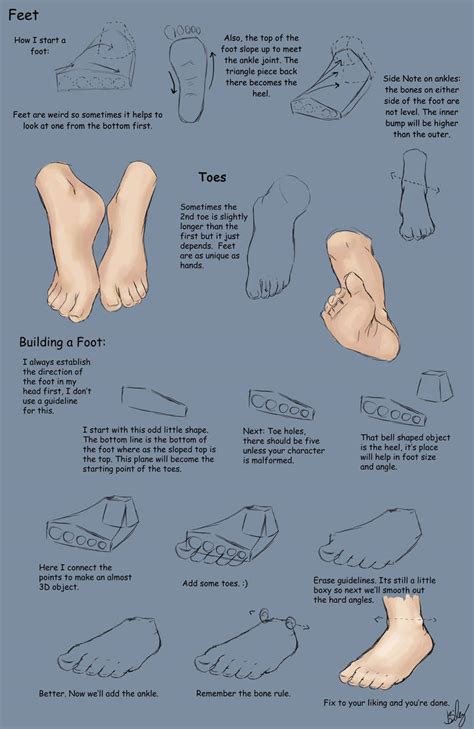 feet tutorial by ivamiam on deviantart