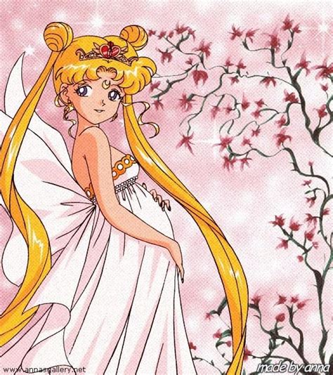 Tsukino Usagi Bishoujo Senshi Sailor Moon S Style Blonde Hair Blue Eyes Cherry