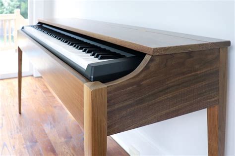 Making A Walnut Keyboard Stand — 3x3 Custom Diy Furniture Desk