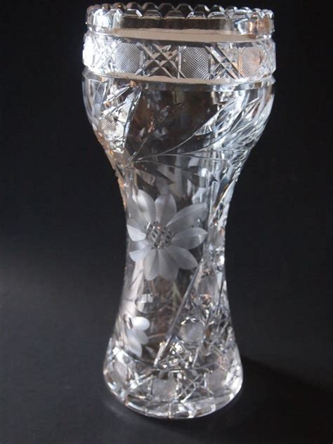 Brilliant Cut Crystal Vase