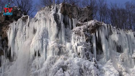 Frozen Waterfall Plitvicezaleđeni Plitvički Slap 0701