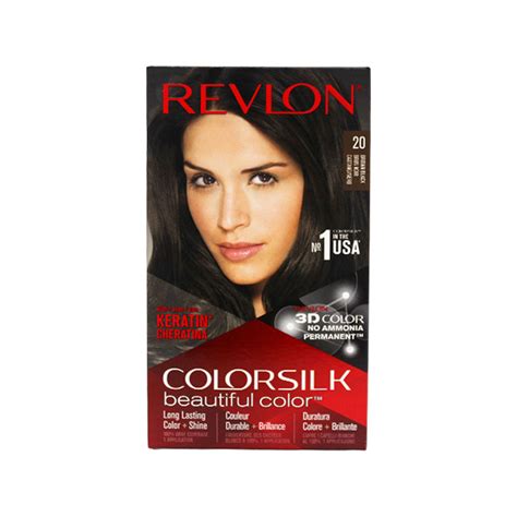 Revlon Colorsilk Beautiful 3d Hair Color 20 Brown Black