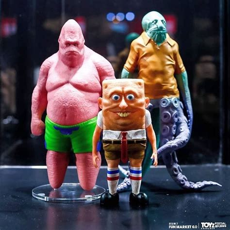 Realistic Spongebob Patrick And Homer Artist Shows Theyd Look Like