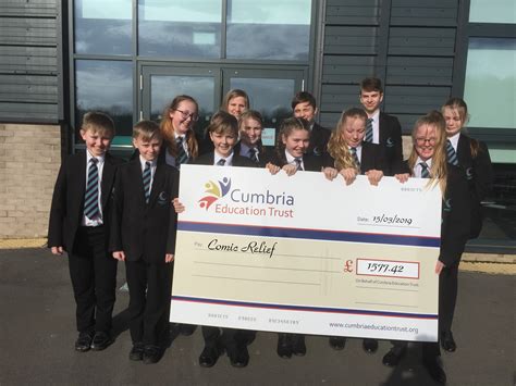 Cumbria Education Trust Schools Raise Money For Comic Relief Cumbria