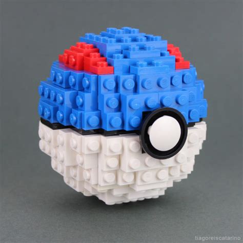 How To Build A Lego Poké Ball Great Ball Version Instructions Video