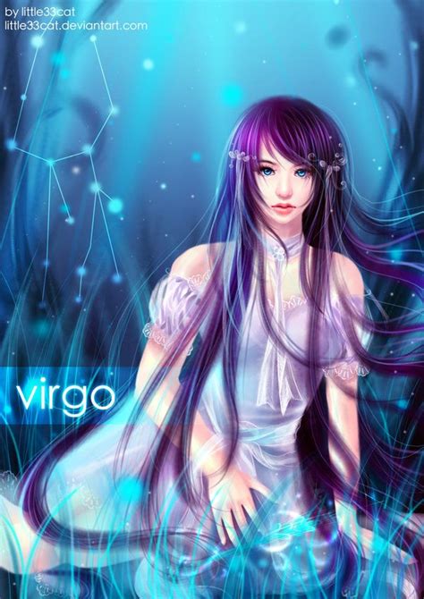 Virgo By Little33cat On Deviantart Anime Zodiac Zodiac Art Zodiac