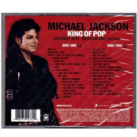 Michael Jackson ~ King Of Pop Greatest Hits Mexican Collection 2cd
