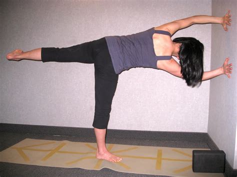 Easy Stuff Ardha Chandrasana Half Moon Pose Against The