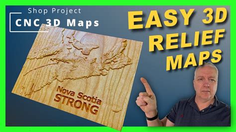 Easy D Relief Maps Creating Stunning Cnc Topography Youtube