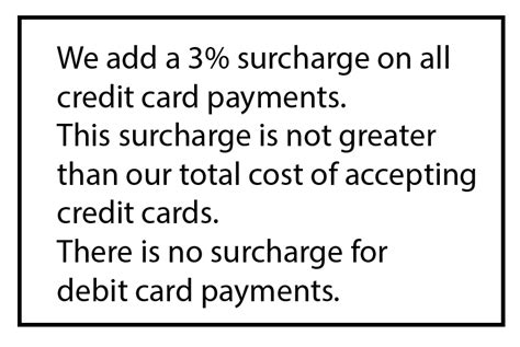 Burlington Bank Card Surcharge