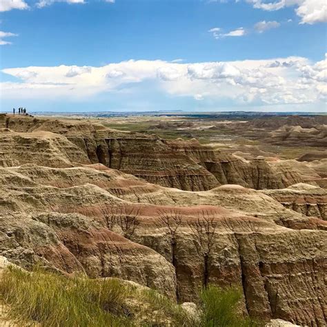 The Initial Lookout Coming Into The Badlands National Park Was One Of