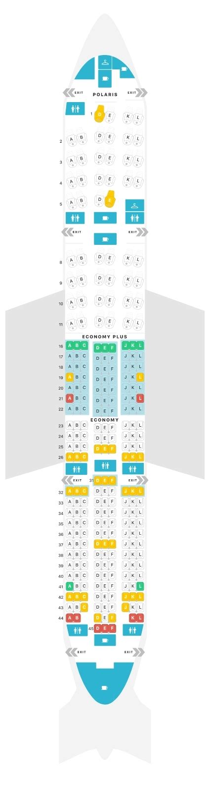 Boeing 777 200 Seat Chart