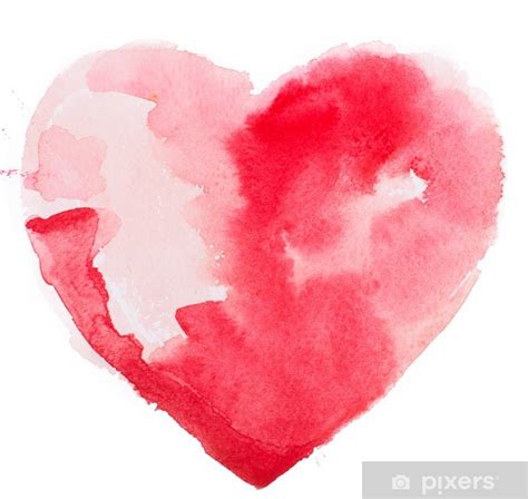 Blood provides the body with oxygen and nutrients, as well as assists in the removal of metabolic wastes. watercolor heart. Concept - love, relationship, art ...