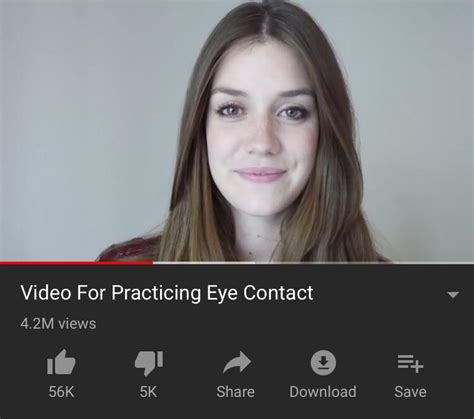 A Video To Practice Eye Contact With R Ofcoursethatsathing
