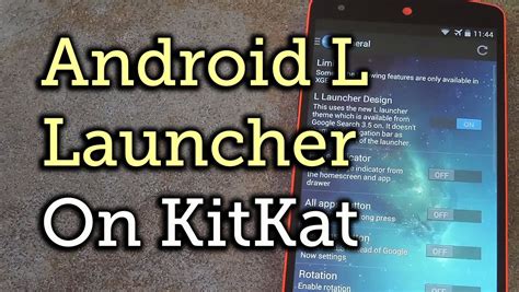 Get The New Android L Launcher On Kitkat Nexus 5 Other Android