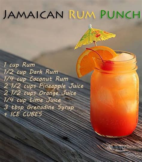 Rum punch (and its sister planter`s punch) is forever associated with my gorgeous wasted youth. Jamaican Rum Punch Recipe