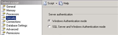 SQL Server Security Server Authentication Mode Experts Exchange