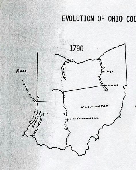 28 Treaty Of Greenville 1796 Northwest Territory Ohio Map