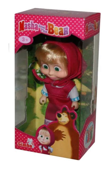 Masha And The Bear Masha And The Bear Masha Doll With Dress Red 12cm New Original Packaging £7