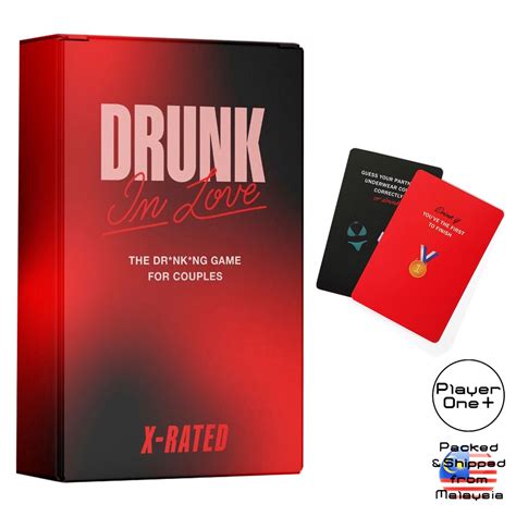 Drunk In Love X Rated Card Game For Couples Relationship Drinking Game Party Game English