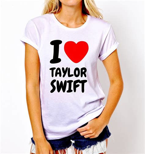 I Love Taylor Swift Music T Shirt Tee Unisex