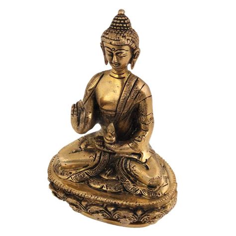 Indianshelf Handmade Vocalforlocal Brass Buddha Meditation