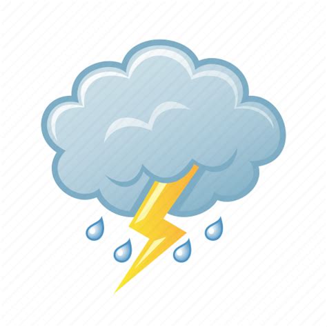Lightning Storm Thunderstorm Weather Icon Download On Iconfinder
