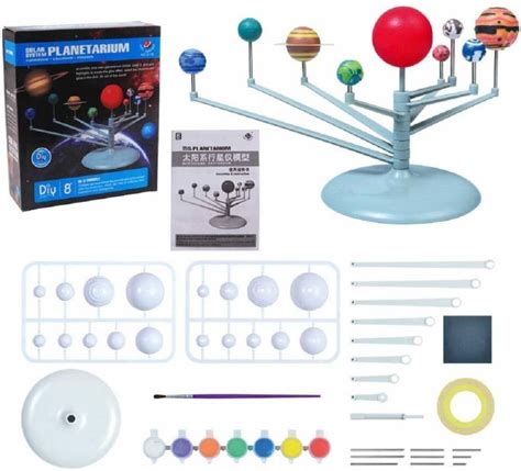 Akshat Diy Solar System Nine Planets Planetarium Model Toys Funny