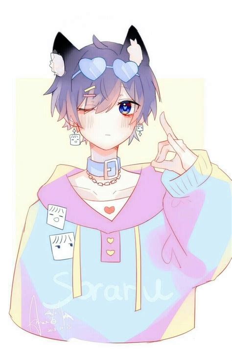 Anime cute animecore enstars ensemble stars game weeb stuff inspiration kawaii. kawaii pastel anime boy - Google Search | Cute anime boy ...