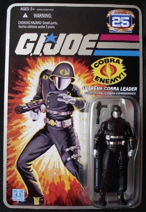 Gi Joe 25th Anniversary Cobra Legions Cobra Commander Single Card