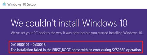 How To Fix The Installation Failed In The FIRST BOOT Phase EaseUS