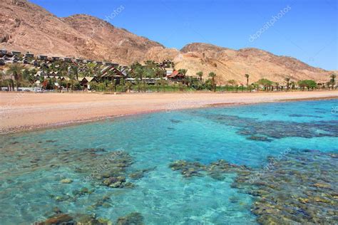 Red Sea Shoreline Eilat Israel — Stock Photo © Rglinsky 9118529