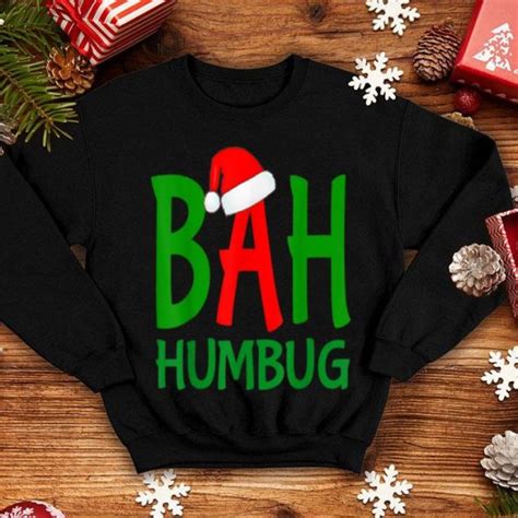 Awesome Christmas Bah Humbug Ebenezer Scrooge Design Sweater Hoodie