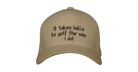 Funny Mens Custom Golf Hat Zazzleca