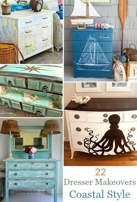 Introducing the brooklyn bedroom collectionintroducing the brooklyn bedroom collection from international concepts, this shaker style collection is crafted from solid hardwood and the dressers are the perfect size for a bedroom media center. 23 Dresser Makeover Ideas Coastal, Beach & Nautical Style ...