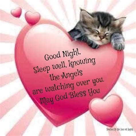 Good Night Wishes God Bless You Blessed Messages Kitty Quick