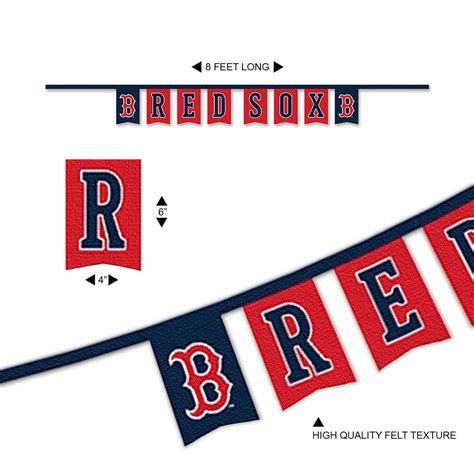 Boston Red Sox Banner String Pennant Flags State Street Products