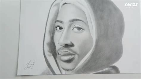 How To Draw Tupac Tutorial Youtube