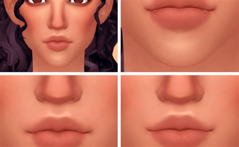 Plump Lip Presets Fs02 Famsimsss On Patreon In 2021 Sims 4 Body