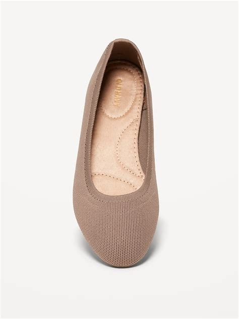 Knit Almond Toe Ballet Flats For Women Old Navy