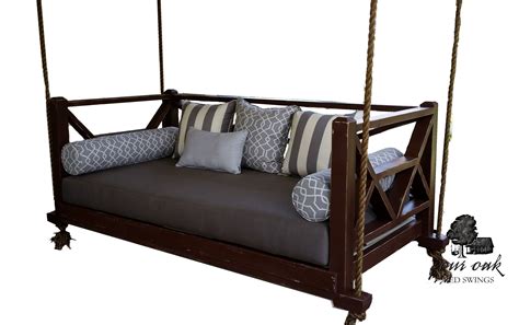 Porch Swing Beds Outdoor Hanging Bed Patio Daybed Swing