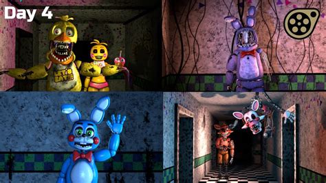 Making Fnaf 9th Anniversary Posters Day 4 Sfm Time Lapse Youtube