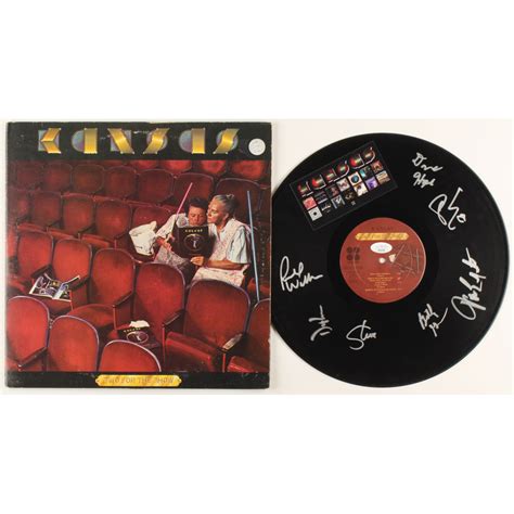 Kansas Two For The Show Vinyl Record Album Signed By 7 With Steve Walsh Dave Hope Phil