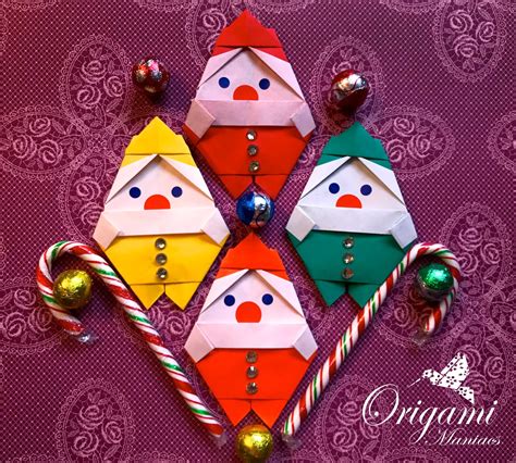 Origami Maniacs Origami Santa With Pocket