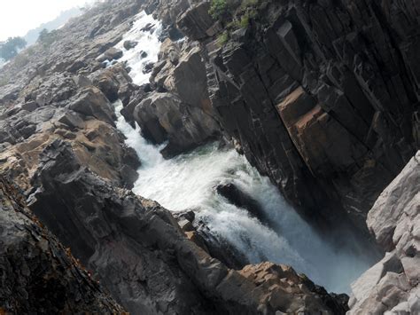 Raneh Falls In Panna Reserve Forest Near Khajuraho Mp India Outdoor