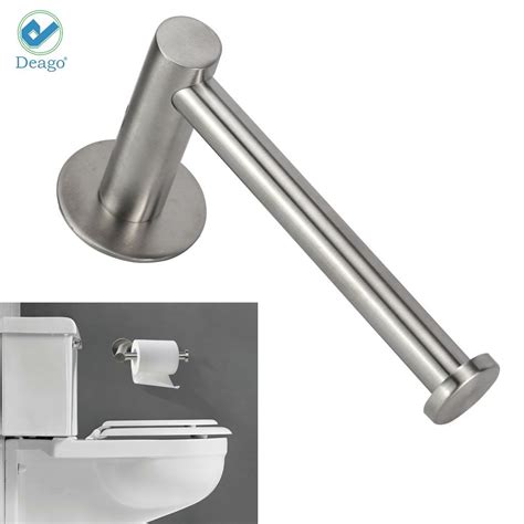 Holders that sit on the floor or countertop can normally hold several rolls of toilet. Deago Wall Mounted Bathroom Toilet Paper Holder Rack ...