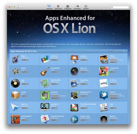 Youtube for mac is the best way to enjoy youtube on your mac. Apple Updates Mac App Store with OS X Lion-Dedicated Section